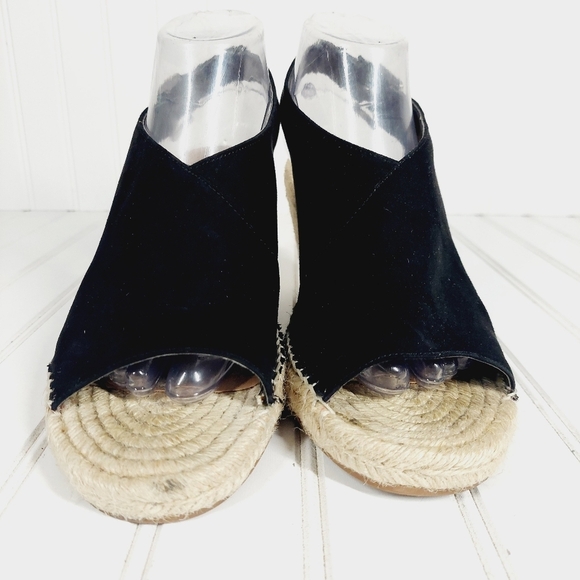 Crown Vintage  Shanie Faux Suede Espadrilles Wedges E923 - Picture 3 of 15